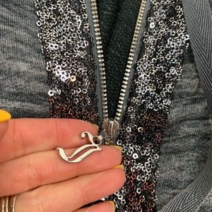 Juicy Couture Sweaters - Juicy Couture | Glitter Accent Zip Up Juicy Couture Sweaters - Juicy Couture | Glitter Accent Zip Up